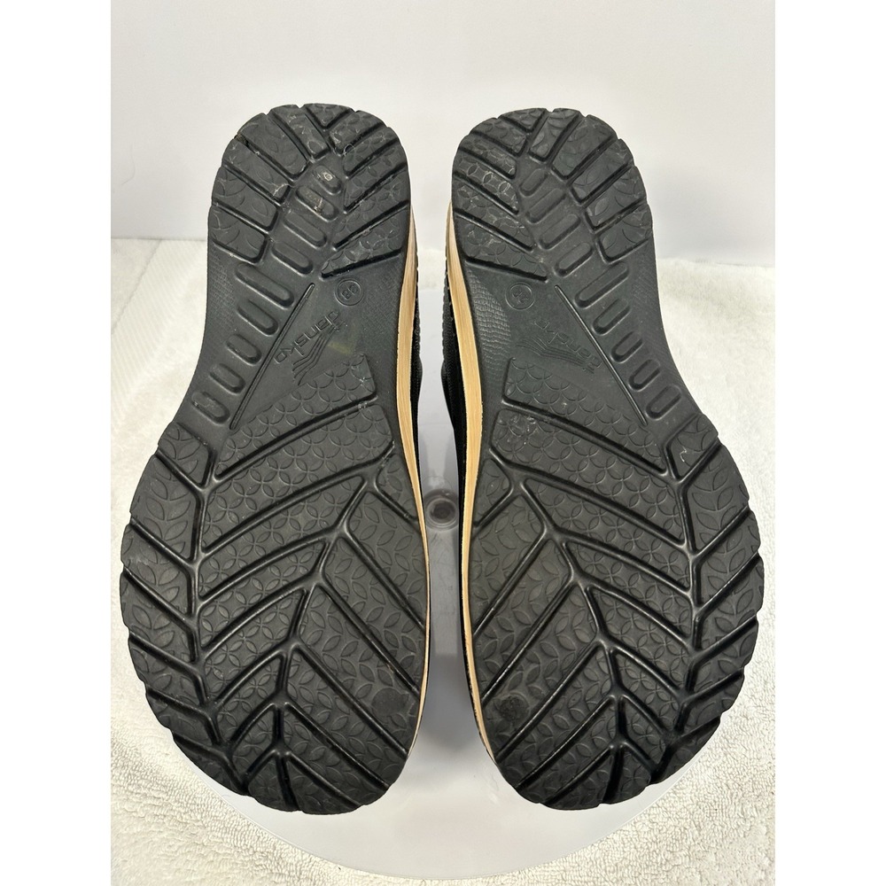 Dansko Kane Clogs 39 Black Rubber Slip On Mule Professional Work Waterproof - Picture 6 of 9